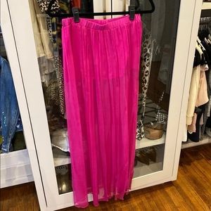 Alexis floor length skirt